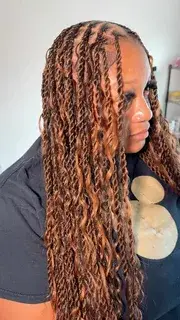 Boho Box Braids — Look 10