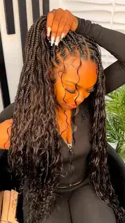 Boho Box Braids — Look 3