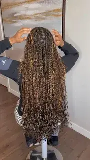 Boho Box Braids — Look 6