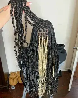 Boho Knotless Braids — Look 10