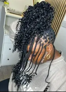 Boho Knotless Braids — Look 12