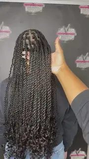 Boho Knotless Braids — Look 2