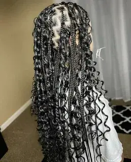 Boho Knotless Braids — Look 3