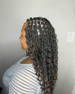 Boho Knotless Braids — Look 7