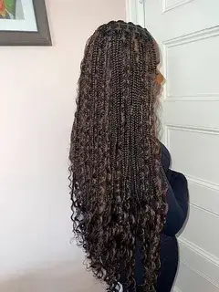 Knotless Braiding — Look 1