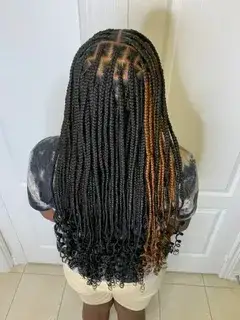 Knotless Braiding — Look 10