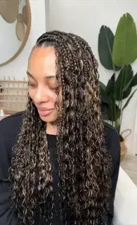 Boho Box Braids — Look 2