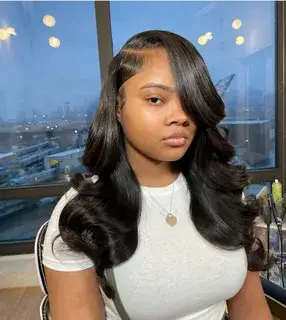 Weave / Sew-In — Look 3